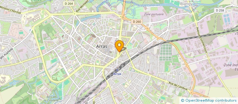 localisation de l'entreprise SCI N 45 à ARRAS