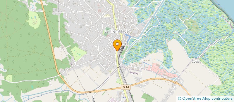 localisation de l'entreprise SCI N 60  LA TREMBLADE