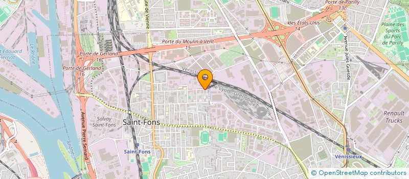 localisation de l'entreprise SCI N-A  SAINT-FONS