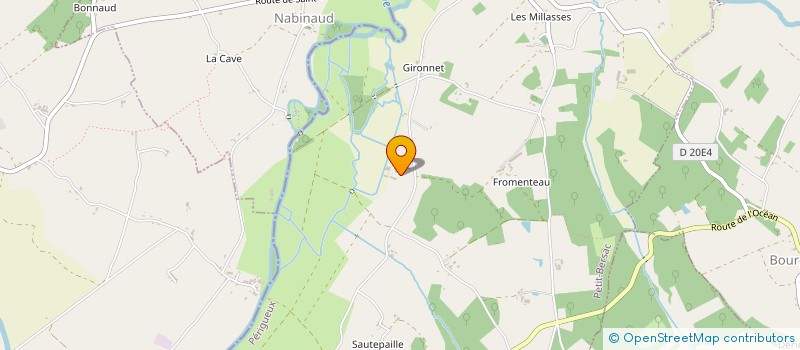 localisation de l'entreprise SCI N&A  PETIT-BERSAC