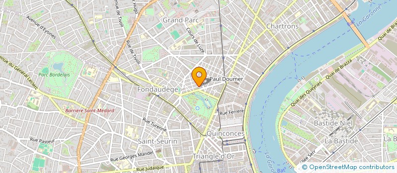 localisation de l'entreprise SCI N.A.B  BORDEAUX