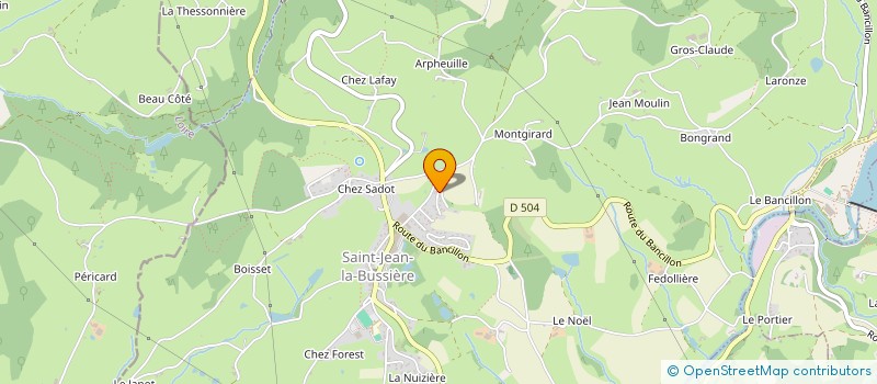 localisation de l'entreprise SCI N-A-E  SAINT-JEAN-LA-BUSSIERE