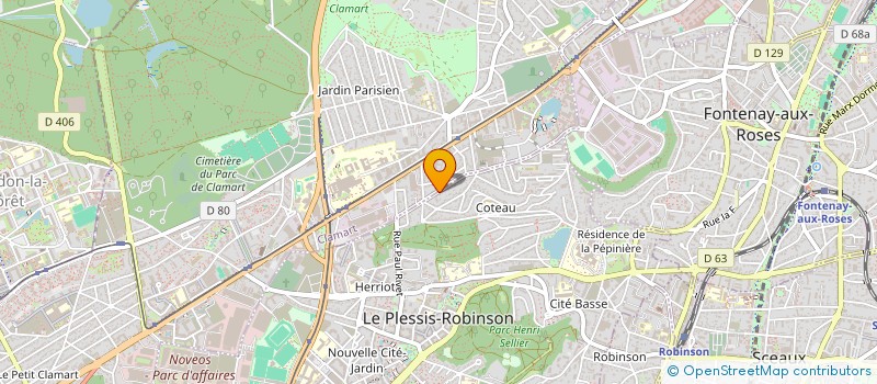 localisation de l'entreprise SCI N.A.K. à LE PLESSIS-ROBINSON