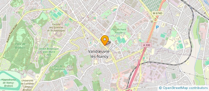 localisation de l'entreprise SCI N A K S  VANDUVRE-LES-NANCY