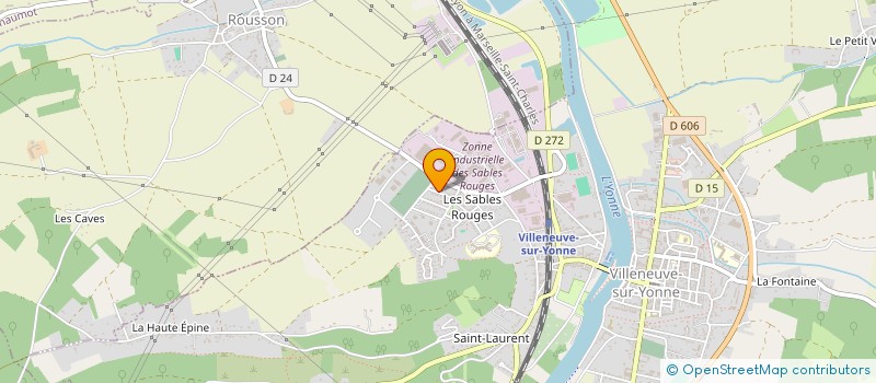 localisation de l'entreprise SCI N.B. AMARO  VILLENEUVE-SUR-YONNE