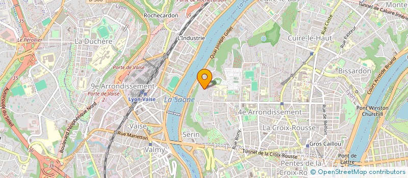 localisation de l'entreprise SCI N & B BUFFET  LYON 4EME