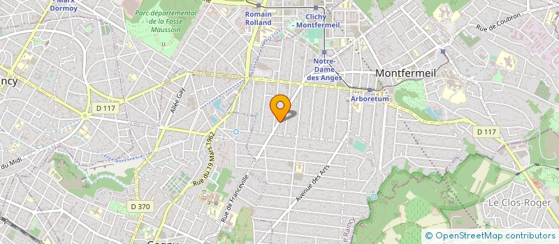 localisation de l'entreprise SCI N.B.E. à MONTFERMEIL