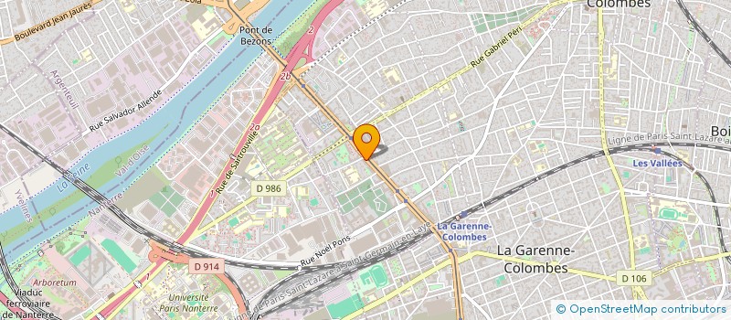 localisation de l'entreprise SCI N.B.I à COLOMBES
