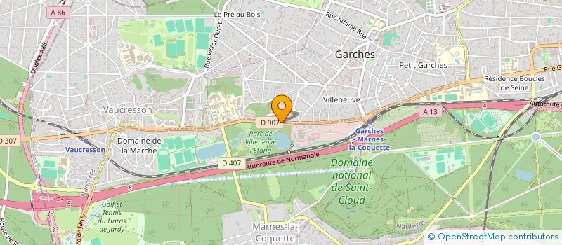 localisation de l'entreprise SCI N B N L à GARCHES