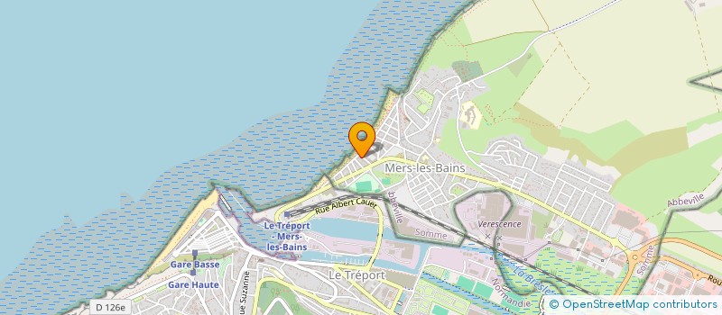 localisation de l'entreprise SCI N.B.S.  MERS-LES-BAINS