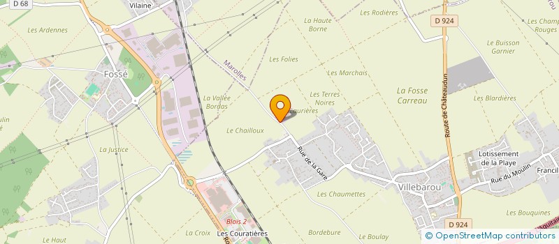 localisation de l'entreprise SCI N.B.V.A.  VILLEBAROU