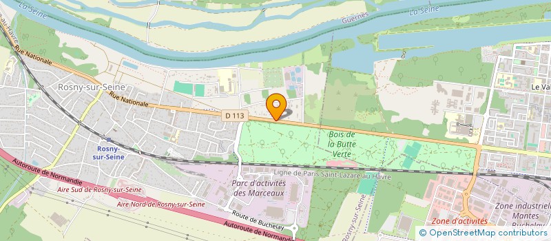 localisation de l'entreprise SCI N-BWS  ROSNY-SUR-SEINE