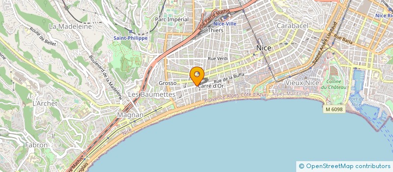 localisation de l'entreprise SCI N C 2 G à NICE