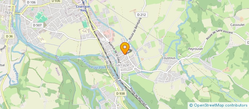 localisation de l'entreprise SCI N.C.  COARRAZE