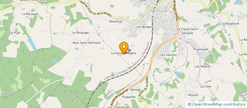 localisation de l'entreprise SCI N.C  THIVIERS