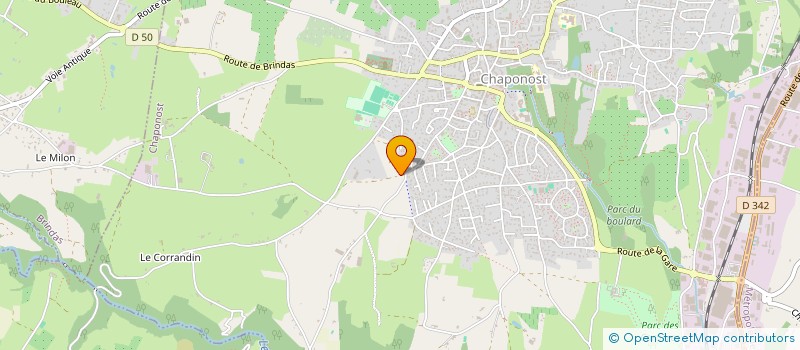 localisation de l'entreprise SCI N.C.D.G  CHAPONOST