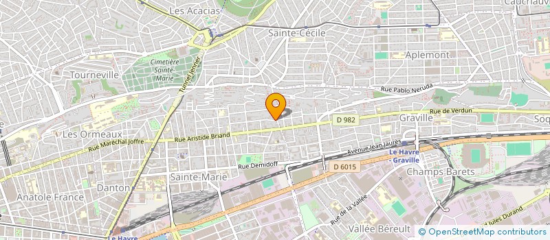 localisation de l'entreprise SCI N.C.P  LE HAVRE