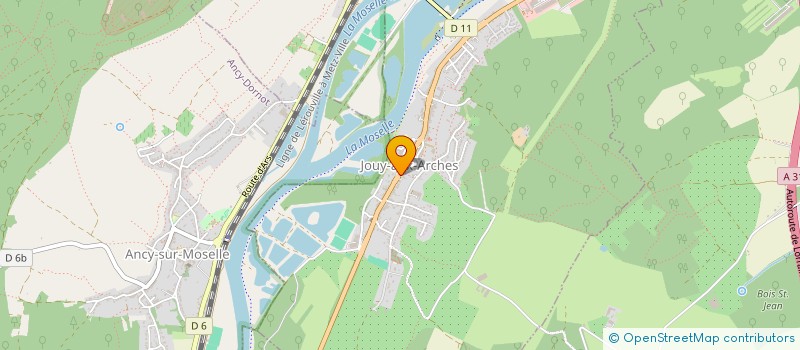 localisation de l'entreprise SCI N.C.R.  JOUY-AUX-ARCHES