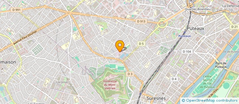 localisation de l'entreprise SCI N.CK  NANTERRE