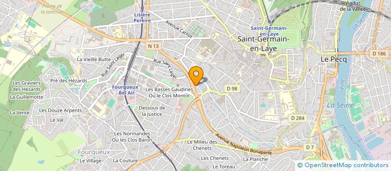 localisation de l'entreprise SCI N.D.P.R  SAINT-GERMAIN-EN-LAYE