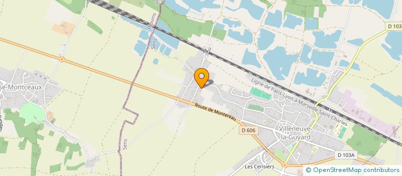 localisation de l'entreprise SCI N.E  VILLENEUVE-LA-GUYARD