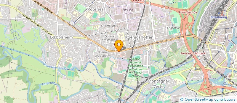 localisation de l'entreprise SCI N.E.F.S  STRASBOURG