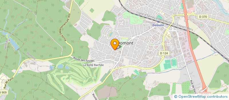 localisation de l'entreprise SCI N.E.M.M  DOMONT