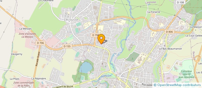 localisation de l'entreprise SCI  N. E. N. G.  FOUGERES