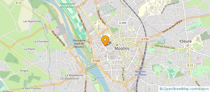 localisation de l'entreprise SCI N.G. à MOULINS
