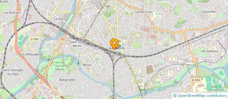 localisation de l'entreprise SCI N.G.  LE MANS