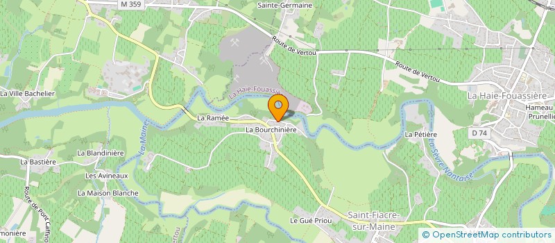 localisation de l'entreprise SCI N.G.D.  SAINT-FIACRE-SUR-MAINE