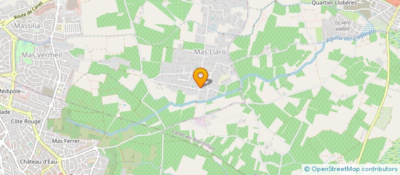 localisation de l'entreprise SCI N.G.F.  PERPIGNAN