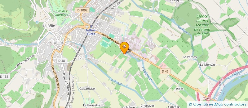 localisation de l'entreprise SCI N.G FAMILY  TULLINS