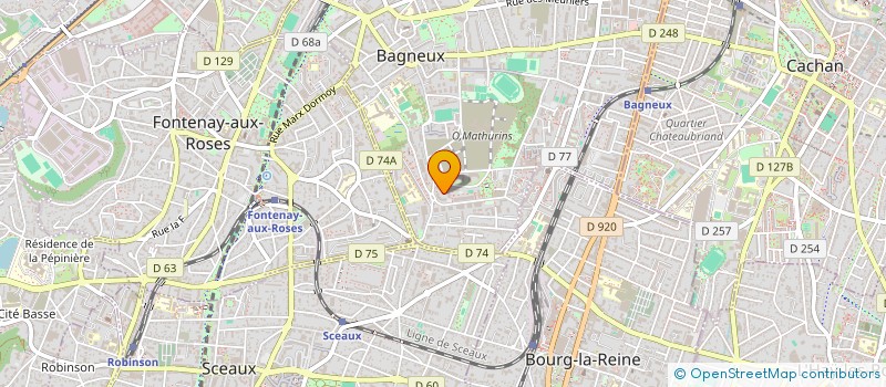 localisation de l'entreprise SCI N'G.R à BAGNEUX