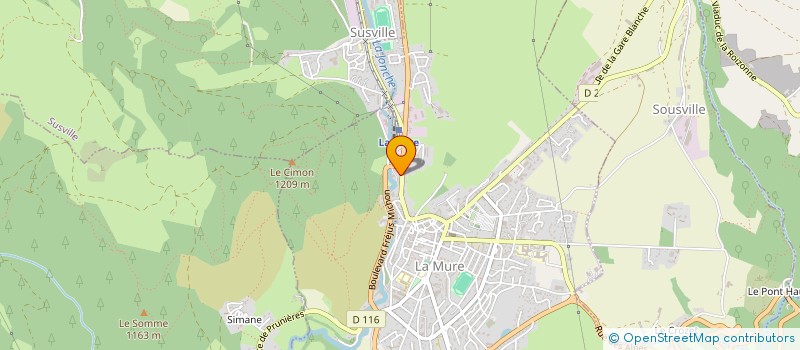 localisation de l'entreprise SCI N.I.E  LA MURE