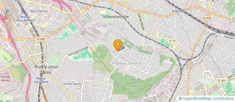 localisation de l'entreprise SCI N.I.V.  NEUILLY-PLAISANCE