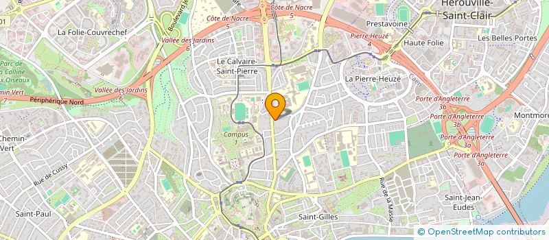 localisation de l'entreprise SCI N J M  CAEN