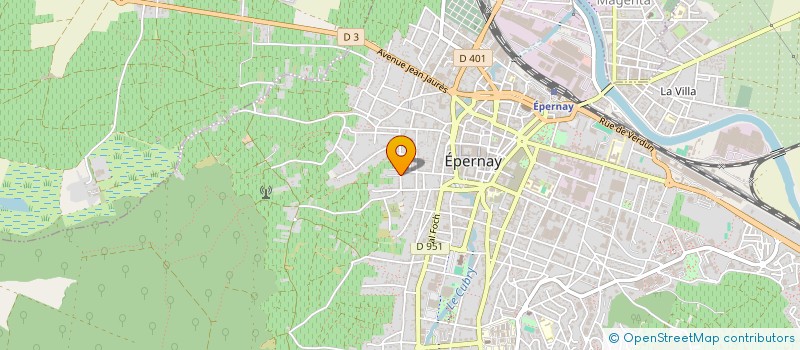 localisation de l'entreprise SCI N.J.M.J à EPERNAY