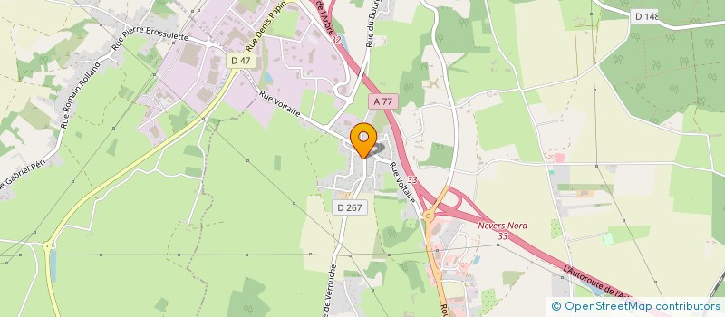 localisation de l'entreprise SCI N.J.N.F. MOSER ET FILS  VARENNES-VAUZELLES