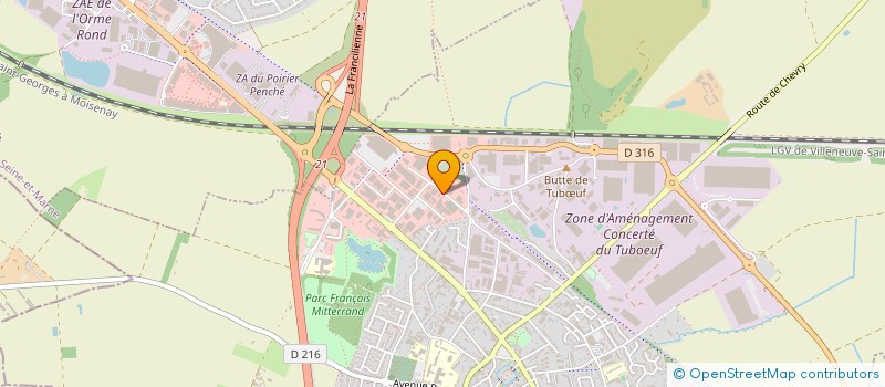 localisation de l'entreprise SCI N.J.R  BRIE-COMTE-ROBERT