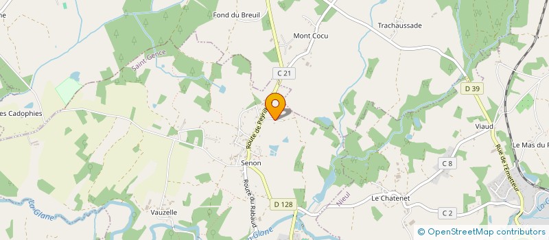 localisation de l'entreprise SCI N.J.V.B.  SAINT-GENCE