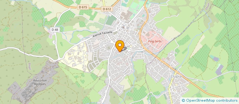 localisation de l'entreprise SCI N.K.A.  THUIR