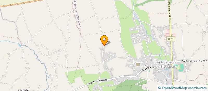 localisation de l'entreprise SCI N K S  SAINT-SIMEON-DE-BRESSIEUX