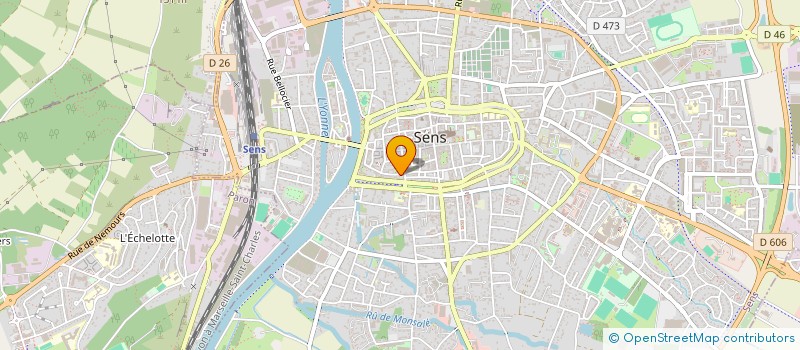 localisation de l'entreprise SCI N L B SENS à SENS