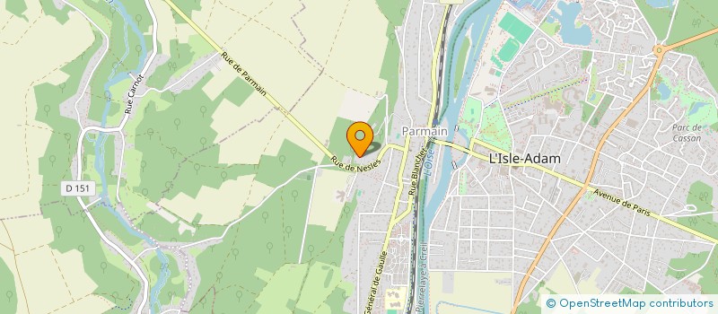 localisation de l'entreprise SCI N L G  PARMAIN