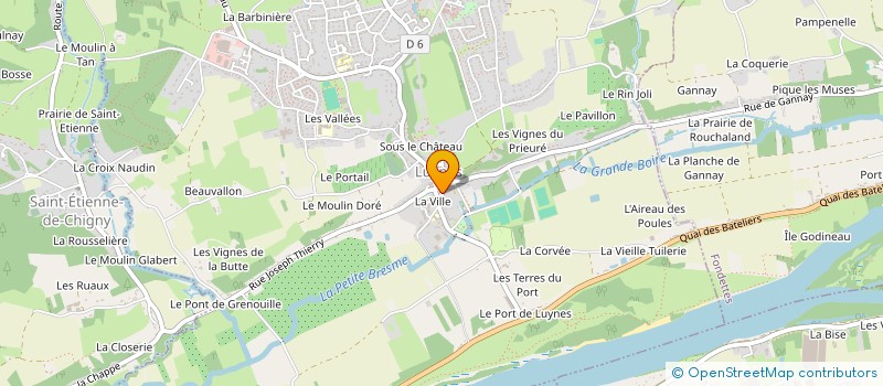 localisation de l'entreprise SCI N & M  LUYNES