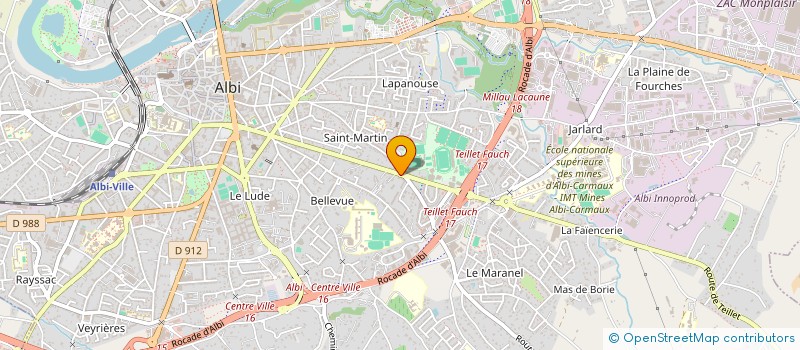 localisation de l'entreprise SCI N.M à ALBI