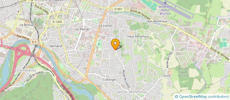 localisation de l'entreprise SCI N.M.D.  VETRAZ-MONTHOUX