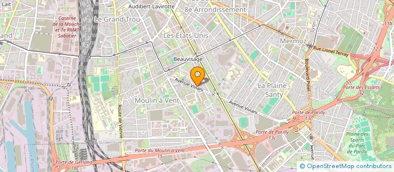 localisation de l'entreprise SCI N'M HABITAT  LYON