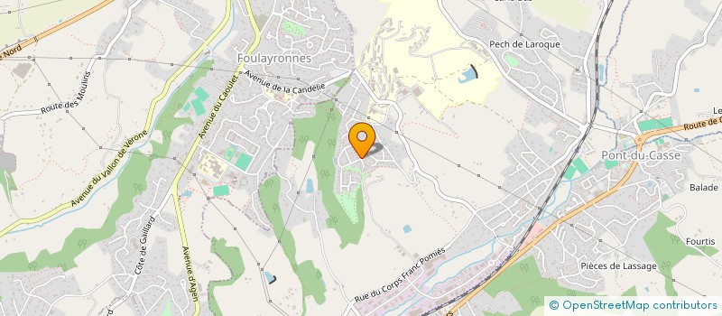 localisation de l'entreprise SCI N.M.P  PONT-DU-CASSE